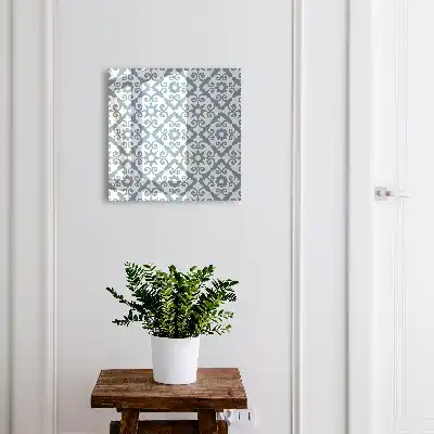 Kulcstartó szekrény Geometrikus elegancia kék árnyalatokban