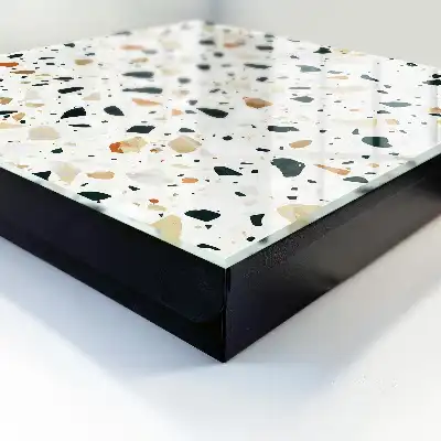 Kulcsdoboz Természetes árnyalatú terrazzo minta