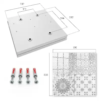 Kulcstartó szekrény falra Elegáns geometrikus minták