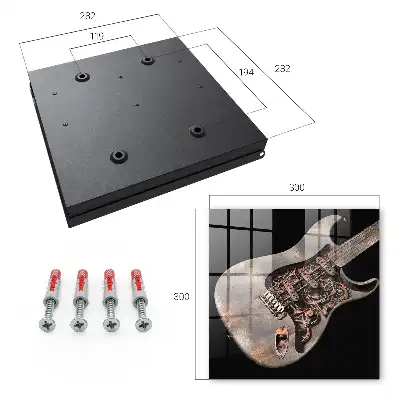 Kulcsdoboz Mechanikus gitár fogaskerekekkel és fogaskerekekkel