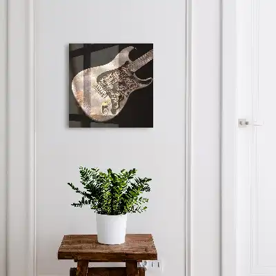 Kulcsdoboz Mechanikus gitár fogaskerekekkel és fogaskerekekkel