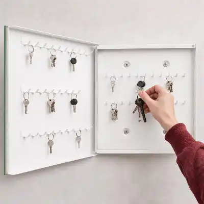Kulcstartó szekrény Egy színes öböl a tenger mellett