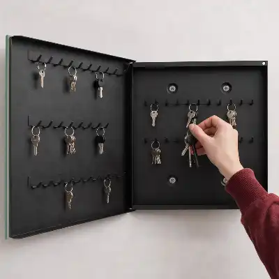 Kulcstároló doboz Virágos intimitás meleg színekben