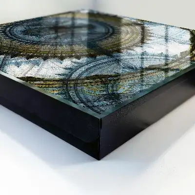Kulcstartó szekrény falra Geometrikus mandala harmónia motívum