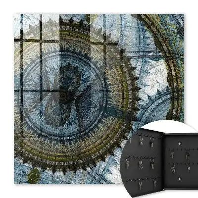 Kulcstartó szekrény falra Geometrikus mandala harmónia motívum