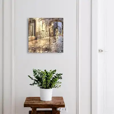 Kulcstároló doboz Egy fényekkel teli éjszakai utca
