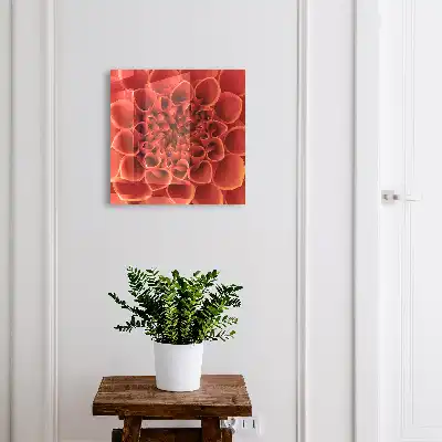Kulcstartó szekrény falra Virágmintás design
