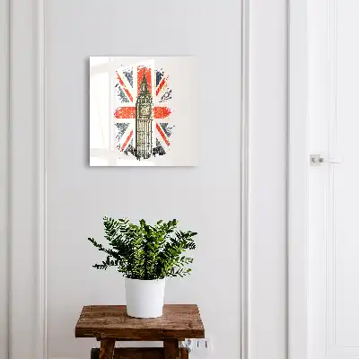 Kulcstároló doboz Brit zászló szimbólum