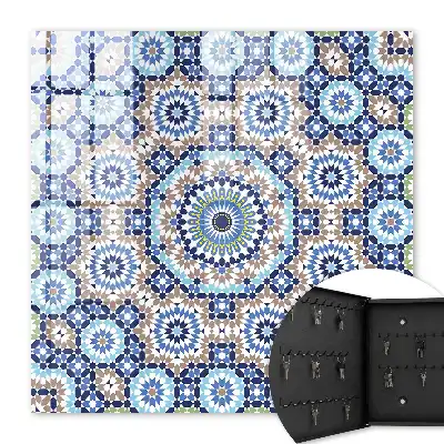 Kulcstároló doboz Keleti mozaik geometrikus mintákban