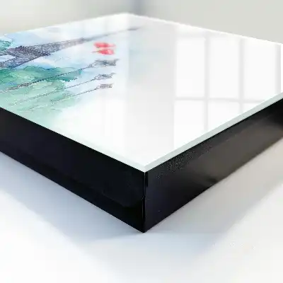 Kulcsdoboz Párizsi táj kék háttérrel