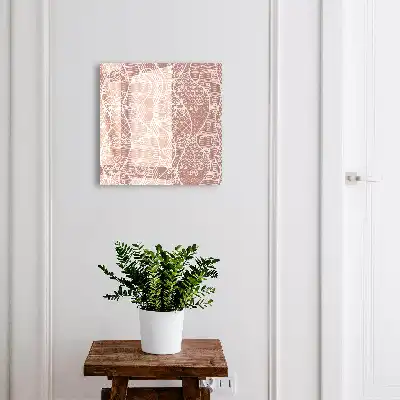 Kulcsdoboz Elegáns csipke virágmotívumokkal