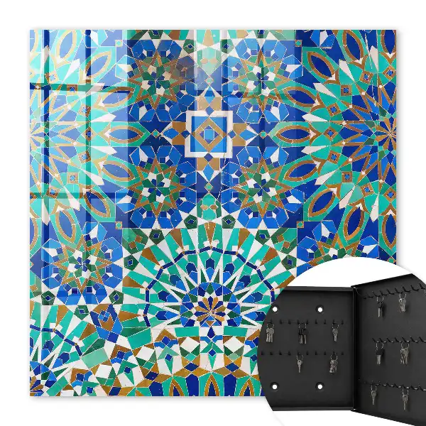 Kulcstároló doboz Geometrikus mozaikminták