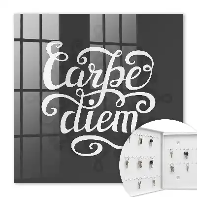 Kulcstartó szekrény Carpe diem dekoratív stílus