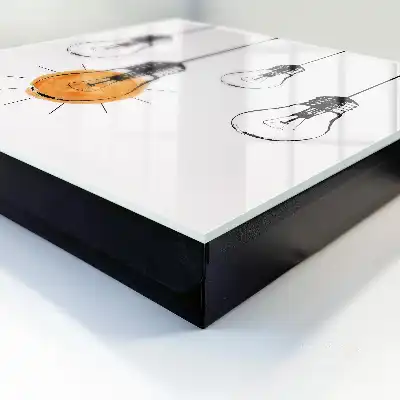 Kulcstároló doboz Izzók kreativitás egyszerűsége
