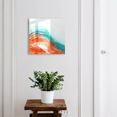 Kulcstartó szekrény Színes érzelmek, formák folyékonysága