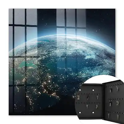 Kulcstároló szekrény Éjszakai Föld a Fényárnyalatokból