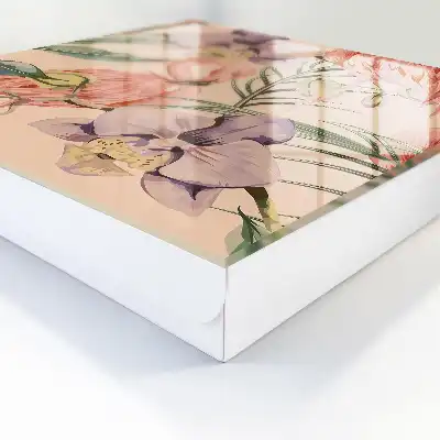 Kulcstároló doboz Egzotikus elegancia zöld levelekkel