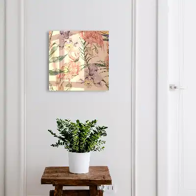 Kulcstároló doboz Egzotikus elegancia zöld levelekkel