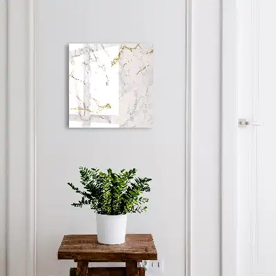 Kulcstartó szekrény Minimalista márványminta erekkel