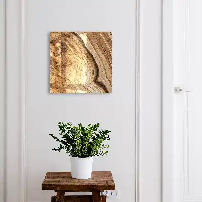 Kulcstartó szekrény Fahullámok, a béke eleganciája