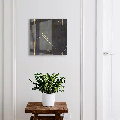 Kulcstároló doboz Geometriai szerkezet, kontrasztos színek