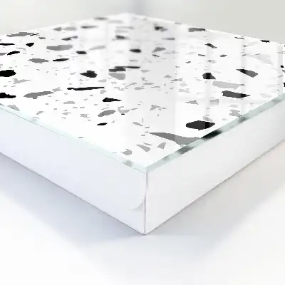 Kulcstartó szekrény falra Monokróm terrazzo stílus