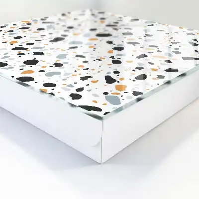 Kulcstároló doboz Terrazzo minta, formák harmóniája