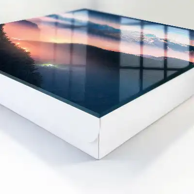 Kulcsdoboz Hegyi panoráma városi fényekkel