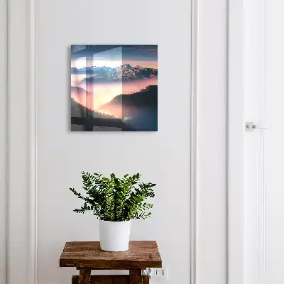 Kulcsdoboz Hegyi panoráma városi fényekkel