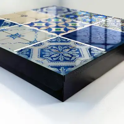 Kulcstároló szekrény Azulejos csempék egy csipetnyi kékkel
