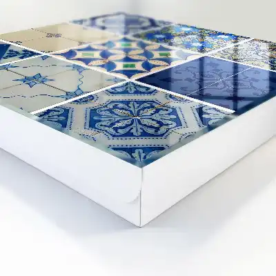 Kulcstároló szekrény Azulejos csempék egy csipetnyi kékkel