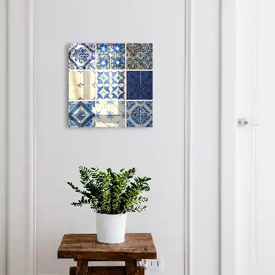 Kulcstároló szekrény Azulejos csempék egy csipetnyi kékkel