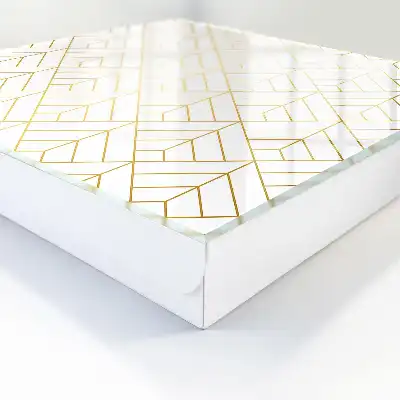 Kulcsdoboz Stílusos geometria élénk színekben