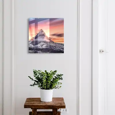 Kulcstartó szekrény Hegyi varázslatos naplemente