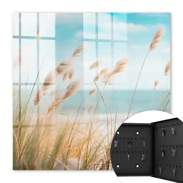 Kulcstároló doboz Nyári strand tengerifűvel
