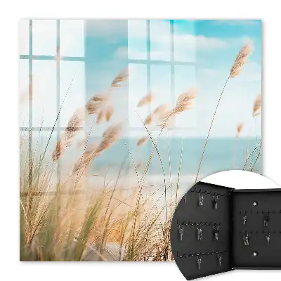 Kulcstároló doboz Nyári strand tengerifűvel