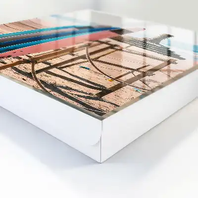 Kulcsdoboz Strand szörfdeszkák kék ég