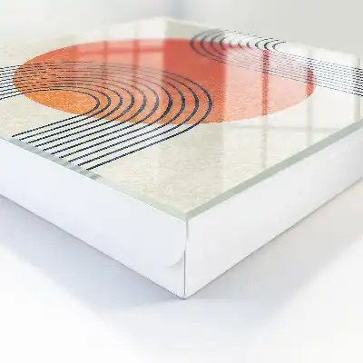 Kulcstároló szekrény Geometrikus vonalak egyedi stílusban
