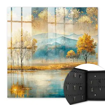 Kulcstartó szekrény Őszi harmónia gyönyörű óceán
