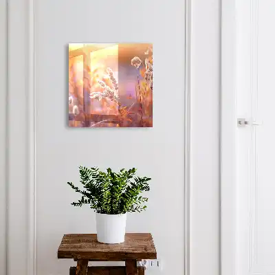 Kulcstároló szekrény Naplemente növények fénye