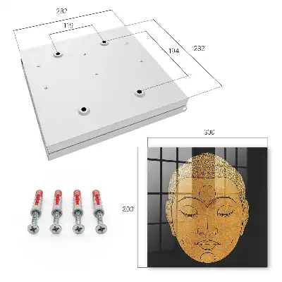 Kulcstároló doboz Békés meditáció meleg színekben