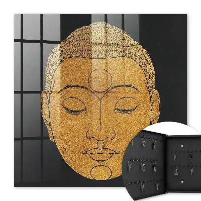 Kulcstároló doboz Békés meditáció meleg színekben