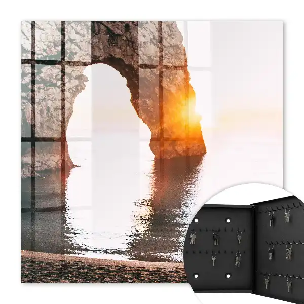 Kulcstartó szekrény falra Rock Arch napfelkelte