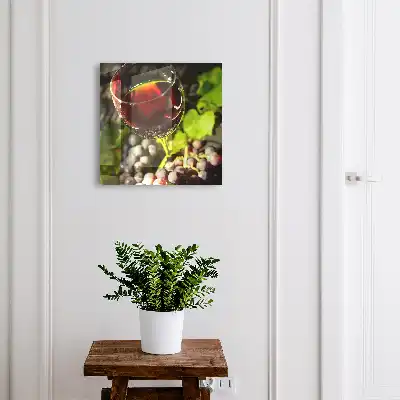 Kulcstartó szekrény falra Szőlő és vörösbor
