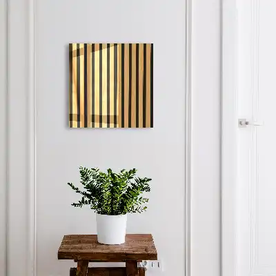 Kulcstároló szekrény Fa szerkezet elegancia egyszerűség