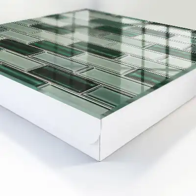 Kulcstároló szekrény Zöld fal modern dizájnnal