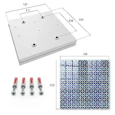 Kulcsdoboz Geometrikus absztrakció, harmonikus színek