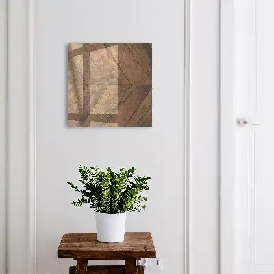 Kulcstartó szekrény falra Az elegancia fa halszálkás