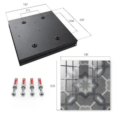 Kulcstartó szekrény Geometrikus elegancia szimmetriával