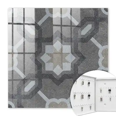 Kulcstartó szekrény Geometrikus elegancia szimmetriával